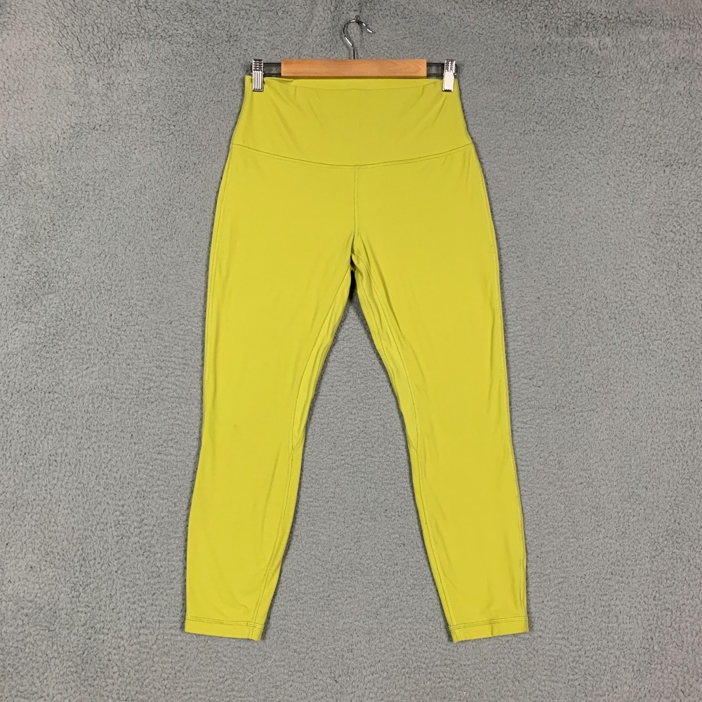 Lululemon Align Pant Women's 8 Yellow Serpentine High-Rise Yoga Training Legging